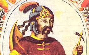 Рюрик (миниатюра из «Царского титулярника», XVII век)