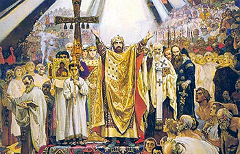 Князь Владимир - насильственный креститель Руси