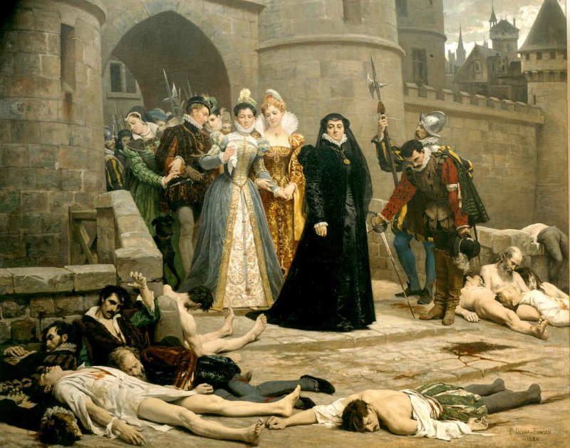 Екатерина Медичи. Картина Эдуард Бернар ДЕБА-ПОНСАН